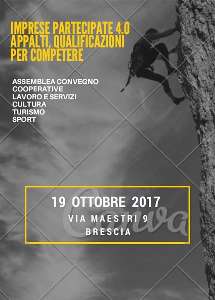 ASSEMBLEA – CONVEGNO DELLE COOPERATIVE DI LAVORO E SERVIZI, CULTURALI, TURISTICHE E SPORTIVE