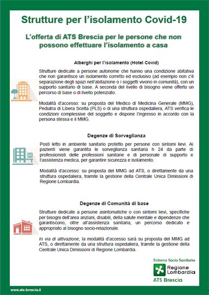 Strutture sociali per l’isolamento