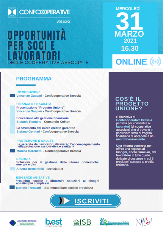 Opportunità per le cooperative associate