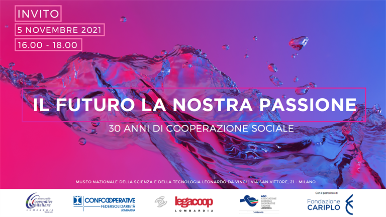 La cooperazione sociale compie 30 anni