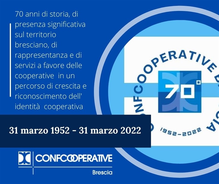 Buon compleanno Confcooperative Brescia