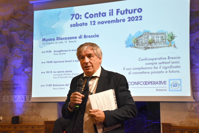 Questa mattina al Museo Diocesano di Brescia    70: Conta il futuro