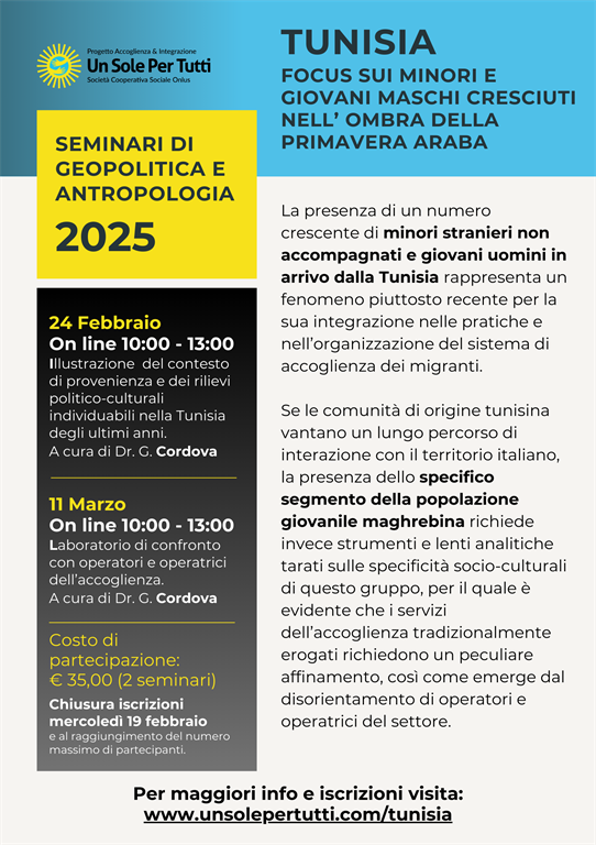 PROGETTO ACCOGLIENZA E INTEGRAZIONE