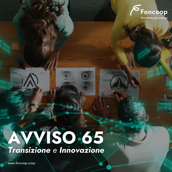Avviso Foncoop fondo di rotazione 65  “transizione e innovazione”