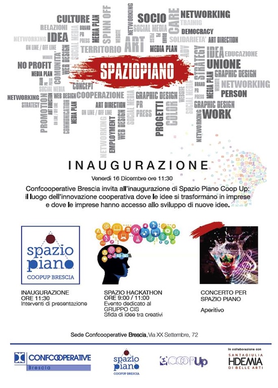 Inaugurazione SPAZIO PIANO COOP UP