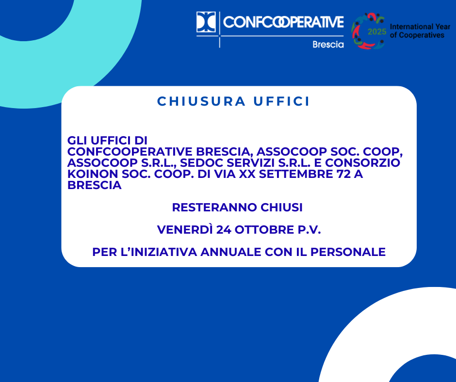 Chiusura UFFICI
