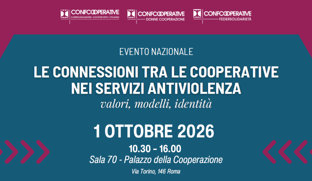 Le cooperative in rete contro la violenza di genere: il 1° ottobre l’appun…