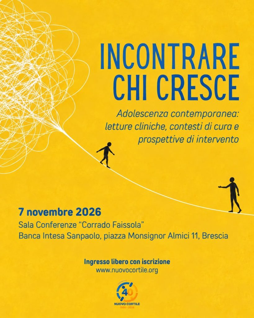 Nuovo Cortile, a Brescia il convegno “Incontrare chi cresce” sull’adolescenza contemporanea