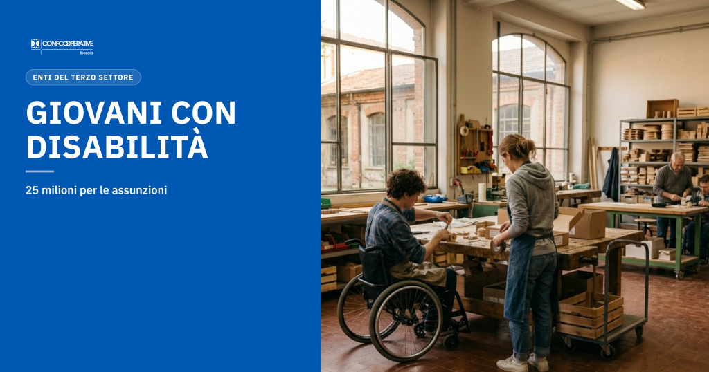 Giovani con disabilità, 25 milioni per le assunzioni negli enti del Terzo settor…