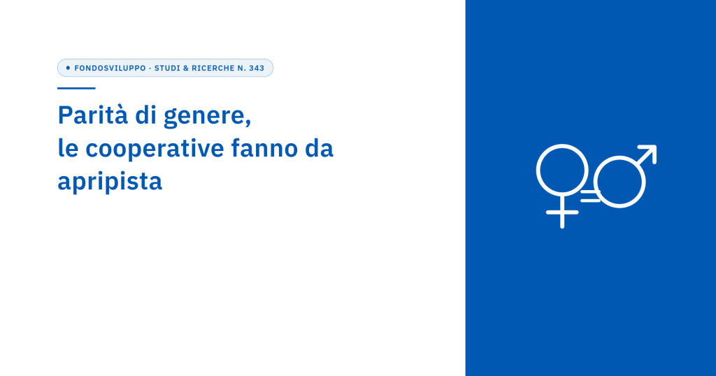 Parità di genere, le cooperative fanno da apripista